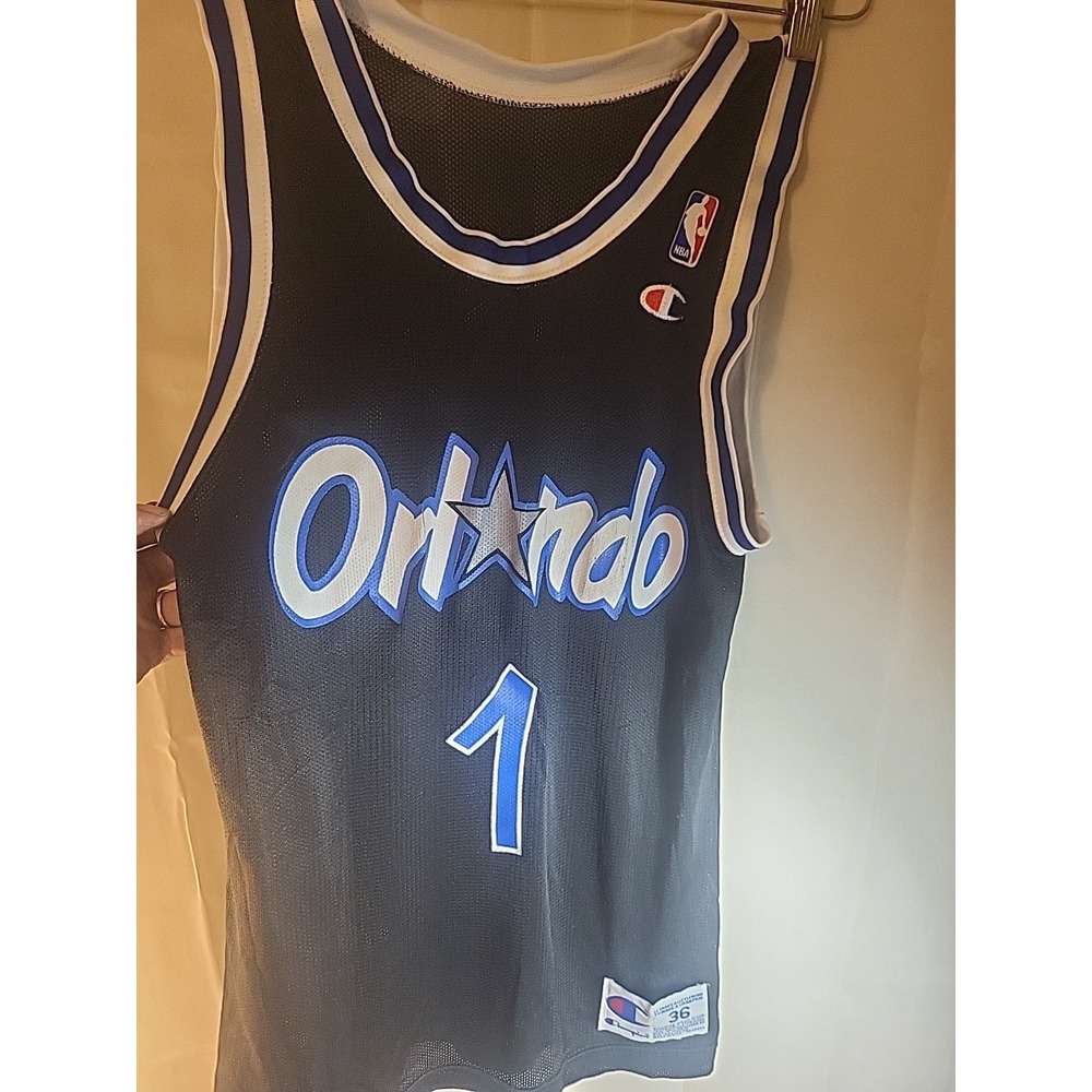 Vintage Penny Hardaway Orlando Magic Jersey - Champion Youth Size 36 - Picture 3 of 9